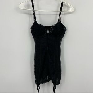 Victoria's Secret Black Lace Lingerie 34B